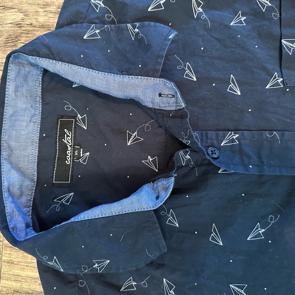 Navy blue men’s shirt - Picture 4 of 6